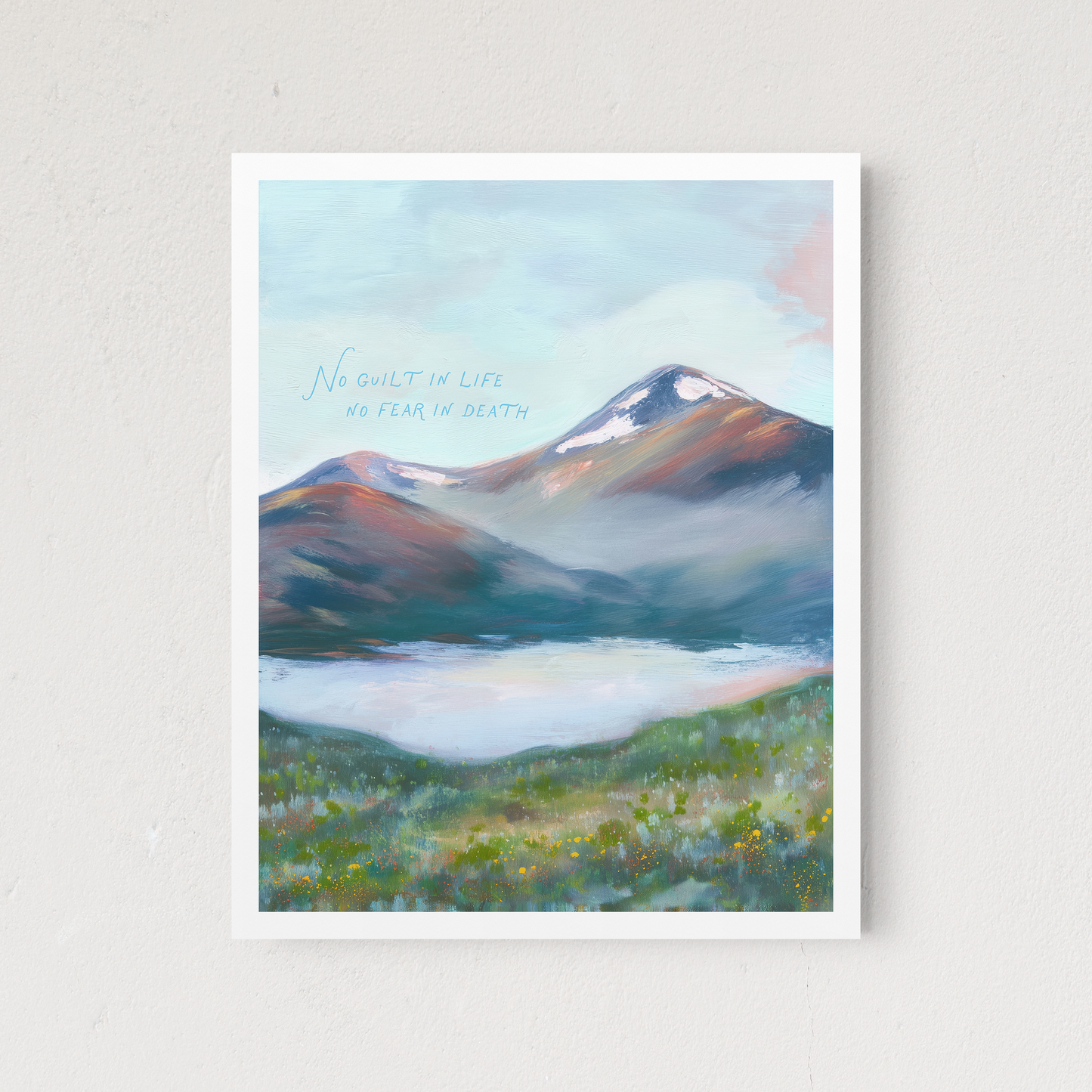 "No Guilt, No Fear" Fine Art Print (Unframed)