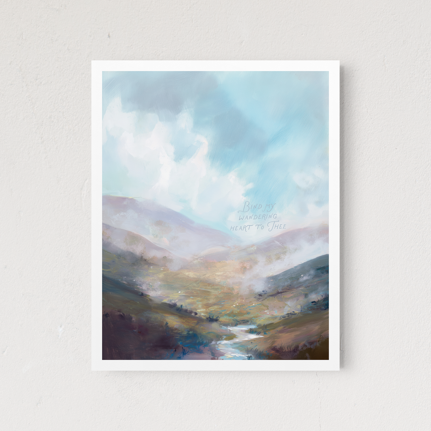 "Bind My Heart to Thee" Fine Art Print (Unframed)