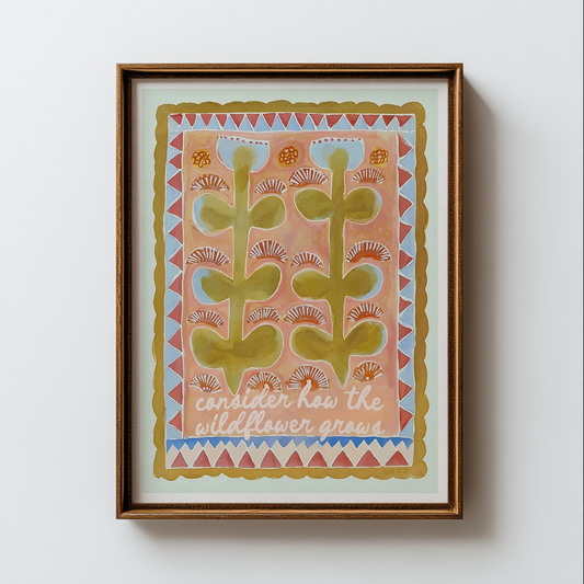 "How the Wildflower Grows" Fine Art Print (Unframed)