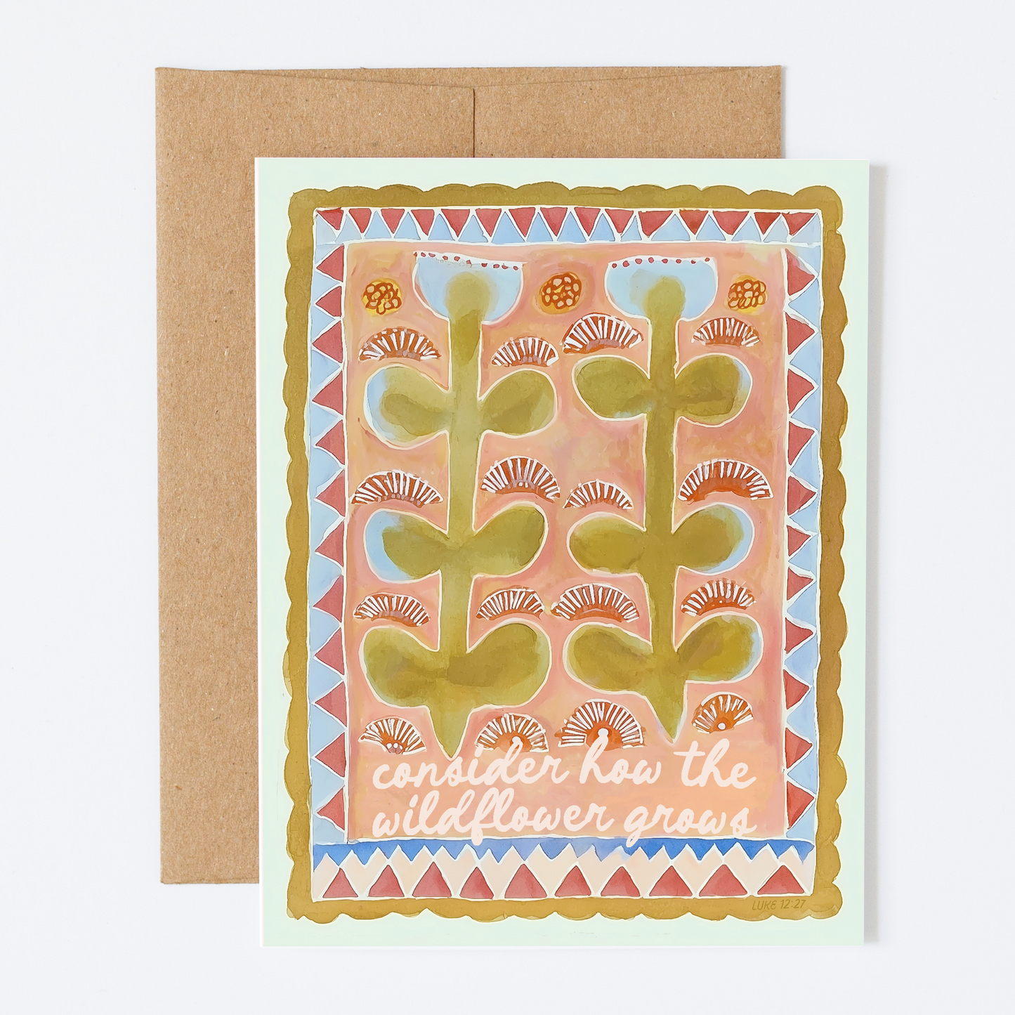 "Consider the Wildflower" Greeting Card